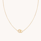 Orbit Crystal Pendant Necklace in Gold-Astrid & Miyu