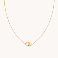 Orbit Crystal Pendant Necklace in Gold-Astrid & Miyu