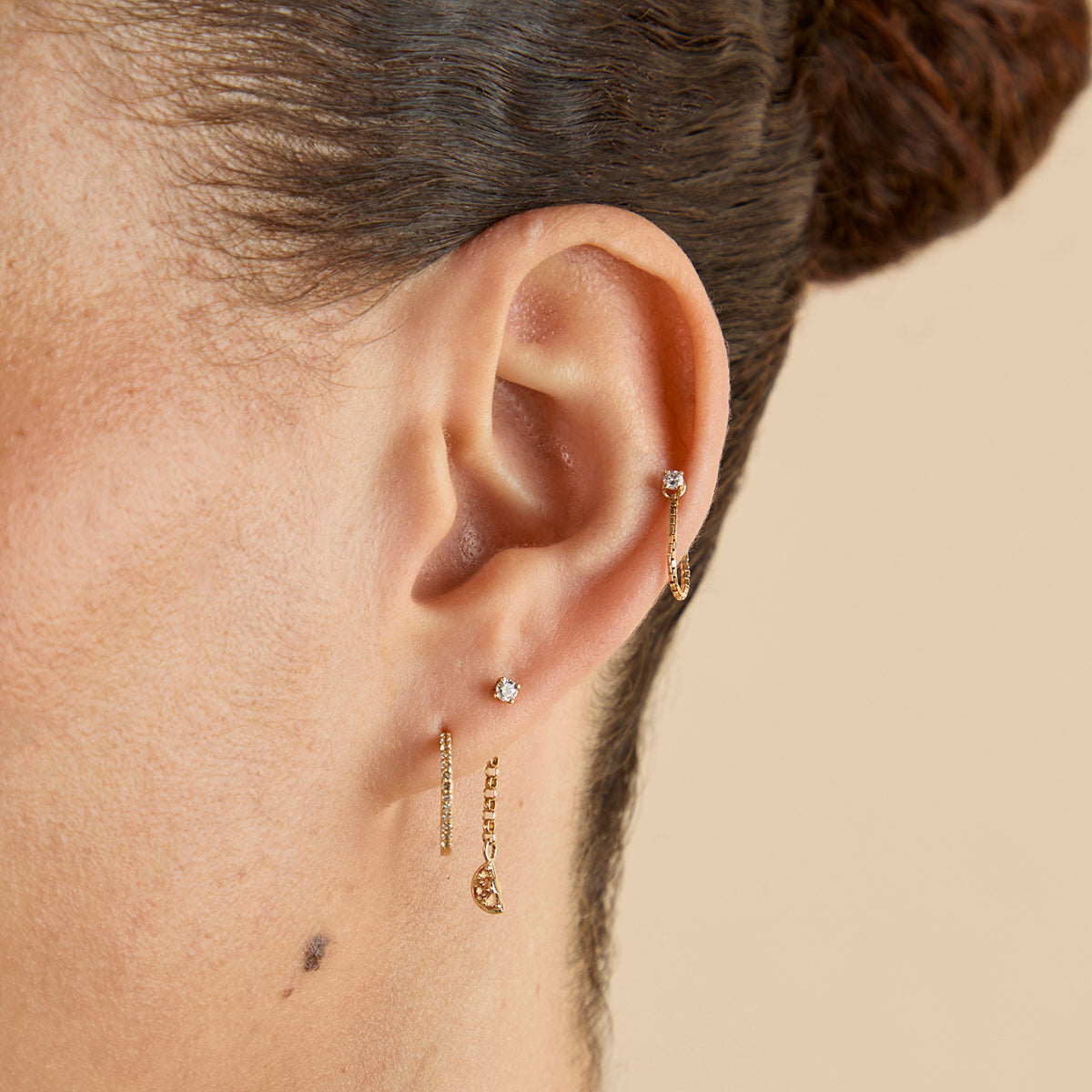 Orange Slice Charm 9k Gold-Astrid & Miyu