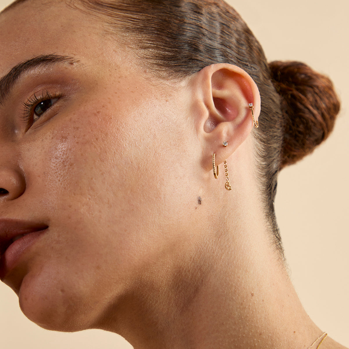 Orange Slice Charm 9k Gold-Astrid & Miyu