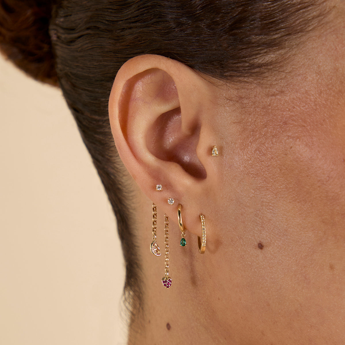 Strawberry Charm 9k Gold-Astrid & Miyu