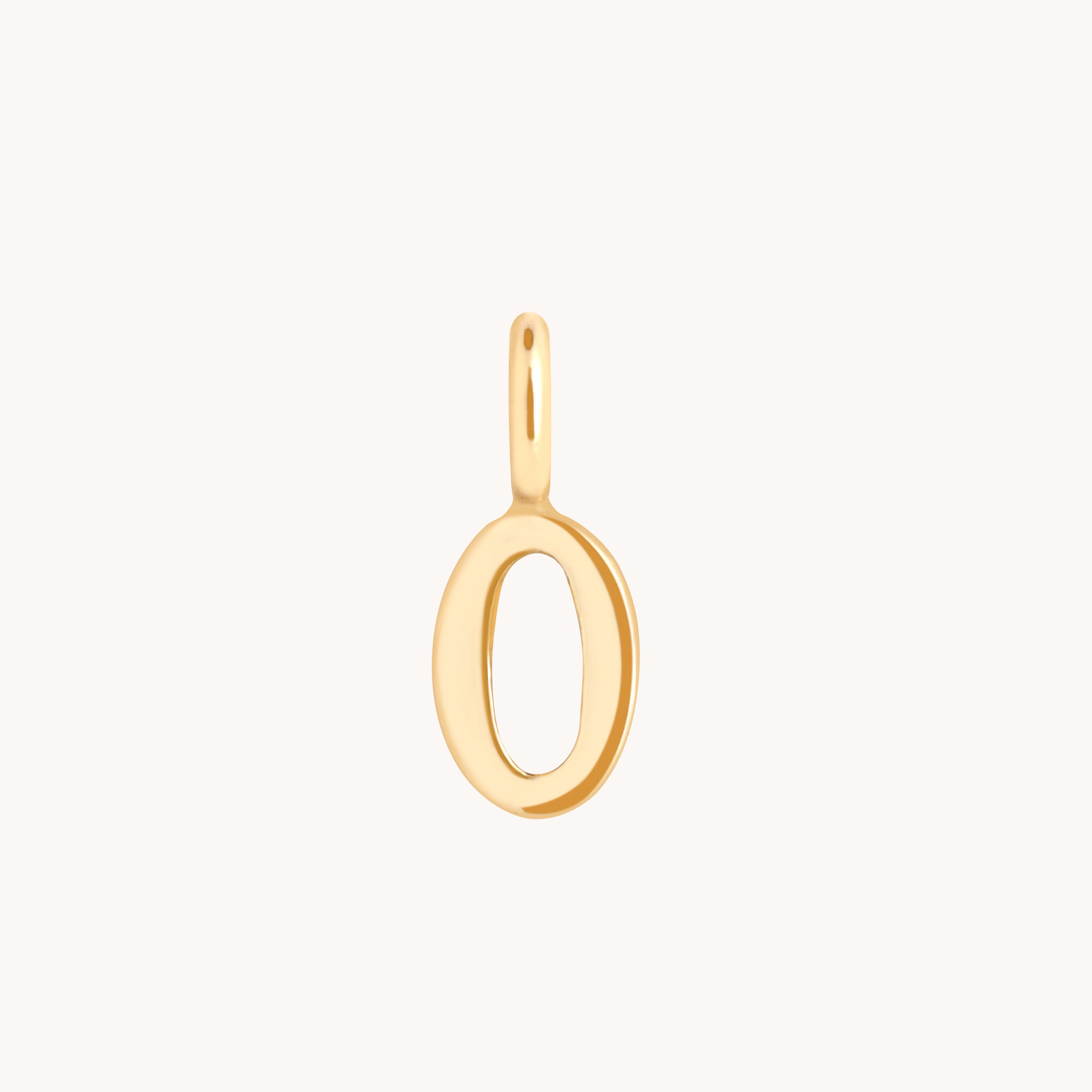 Number Charms - 0 Charm 9k Gold - Welding Charm - Astrid & Miyu