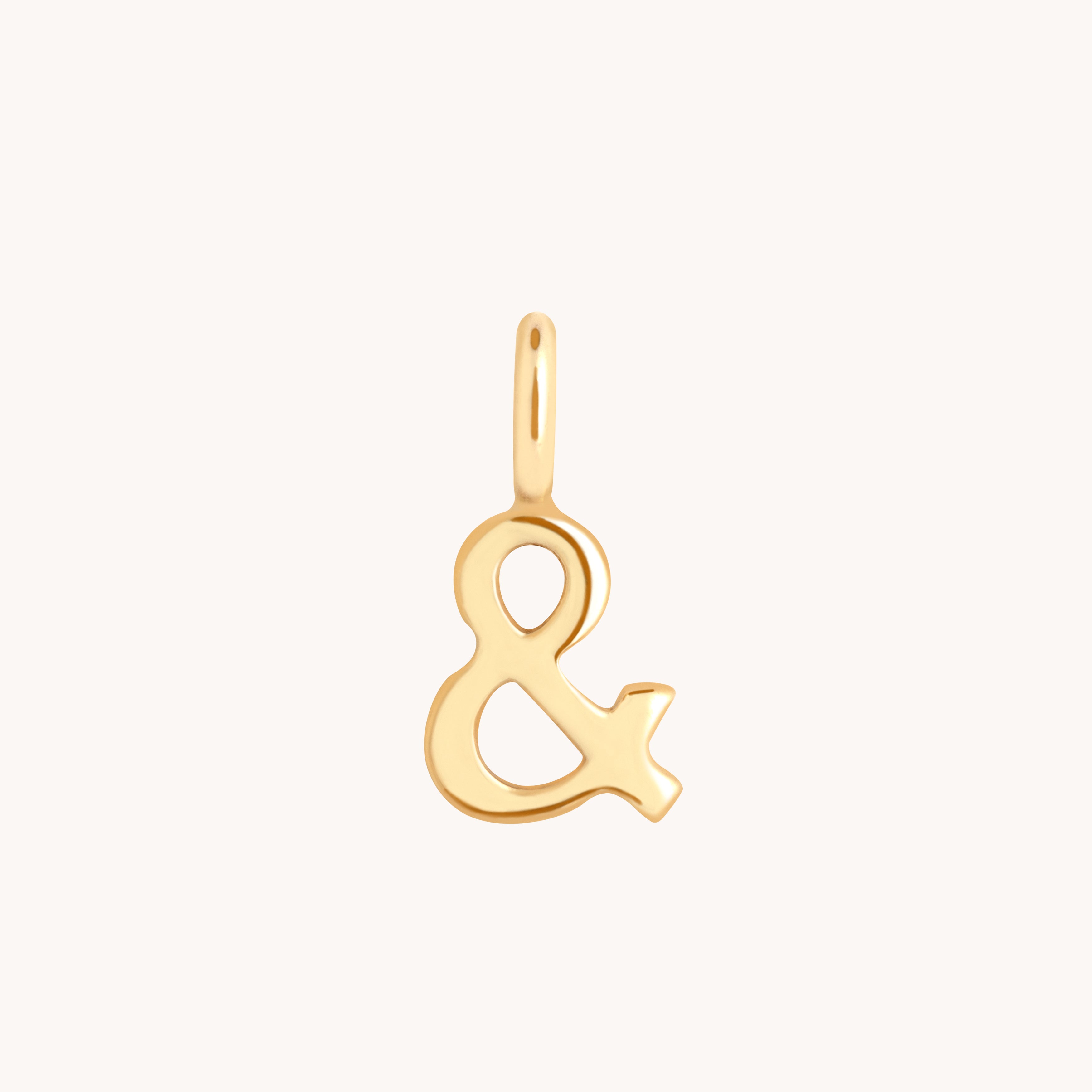 Initial Charms - & Charm 9k Gold - Welding Charm - Astrid & Miyu
