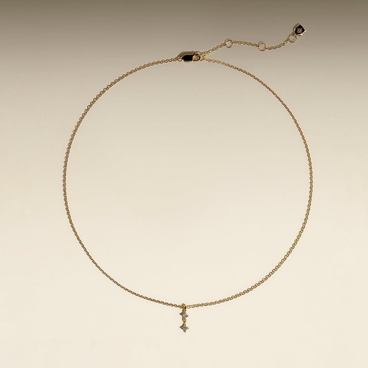 Cosmic Star Crystal Pendant Necklace in Gold-Astrid & Miyu