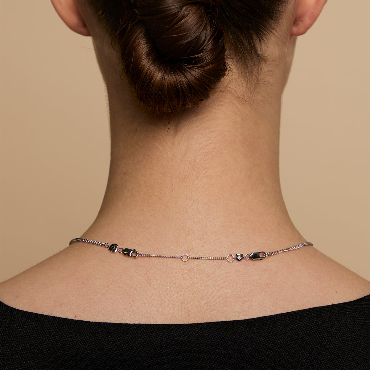 Curb Chain Extender in Silver-Astrid & Miyu
