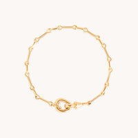 Hardware Chain Bracelet in Gold-Astrid & Miyu