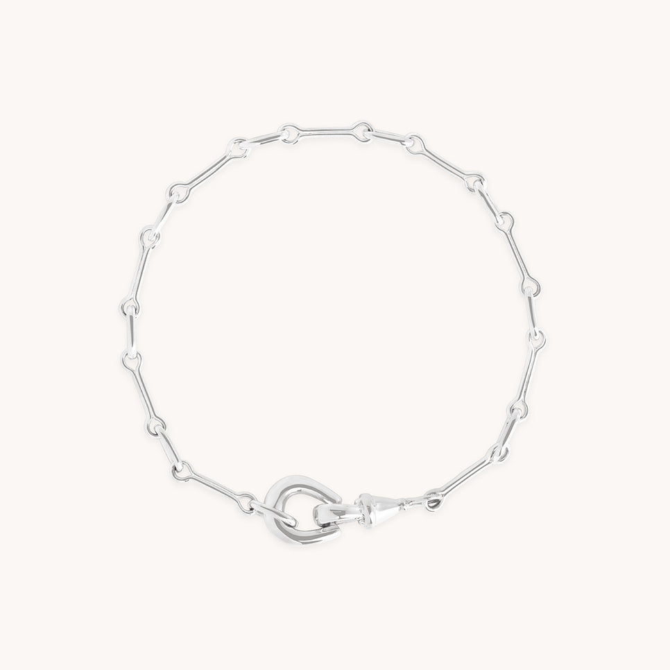 Hardware Chain Bracelet in Silver-Astrid & Miyu