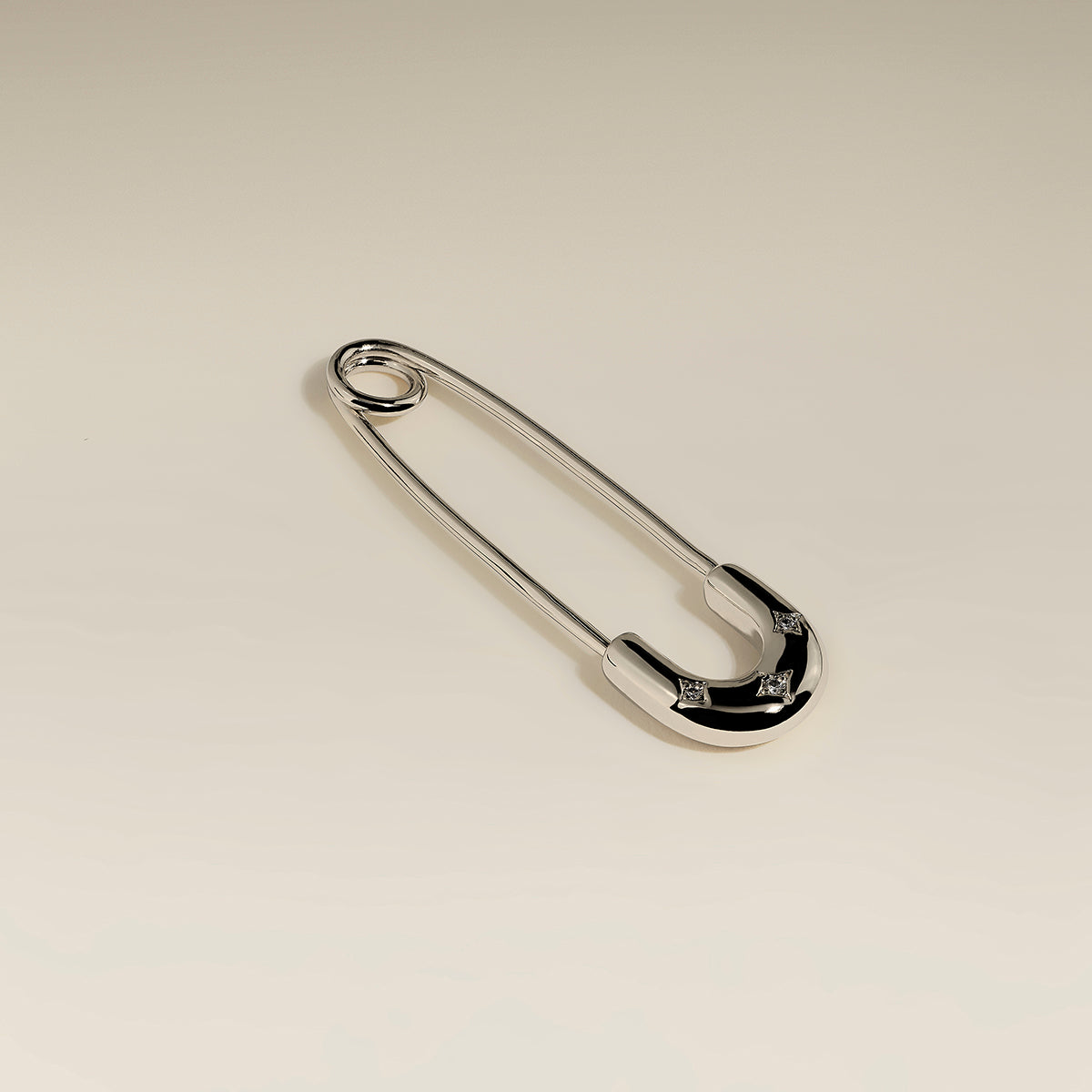 Charm Pin Brooch in Silver-Astrid & Miyu