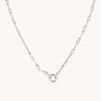 Hardware Chain Necklace in Silver-Astrid & Miyu
