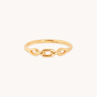 Hardware Link Ring in Gold-Astrid & Miyu