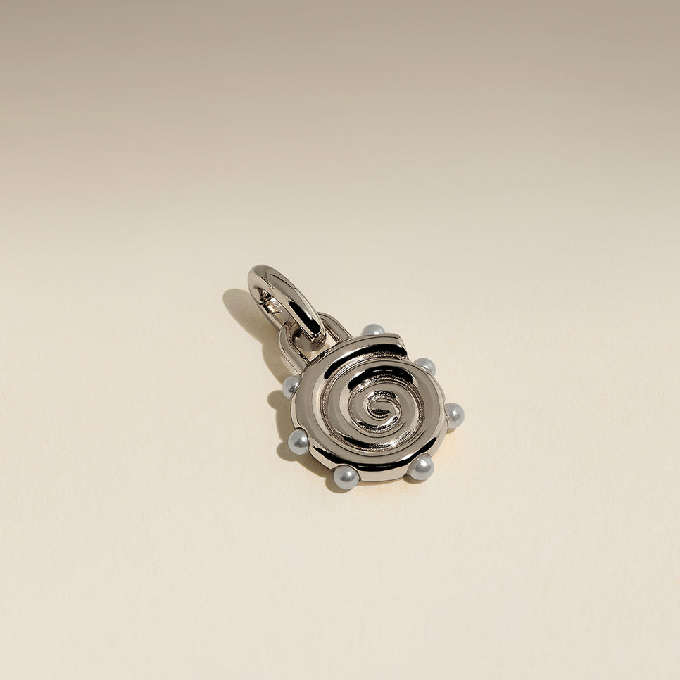 Solstice Clip Charm in Silver