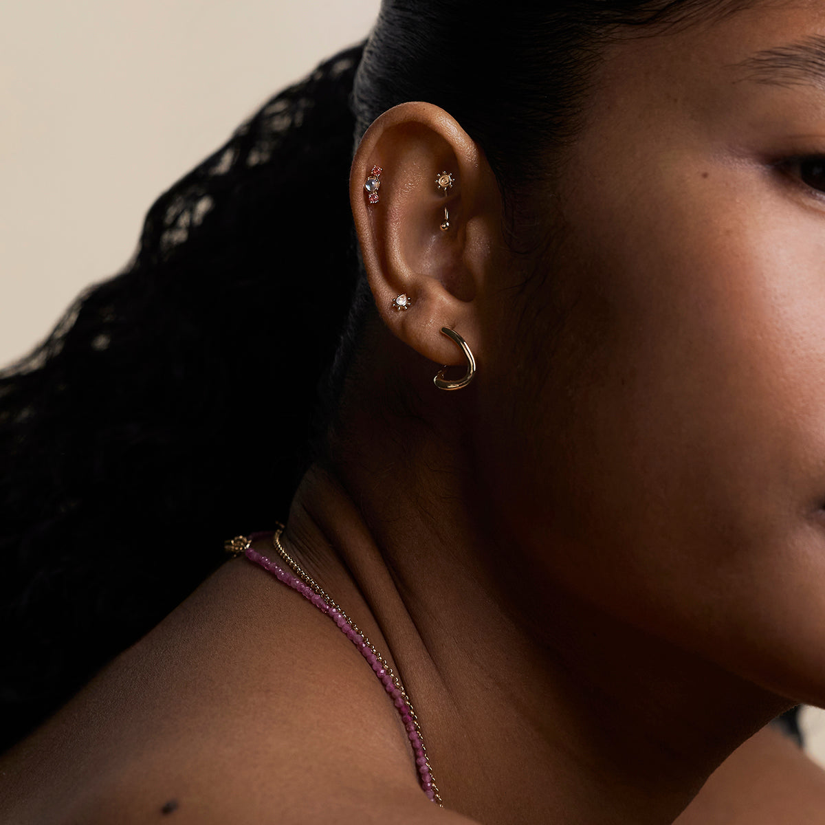 Solstice Rook Bar in Solid Gold-Astrid & Miyu