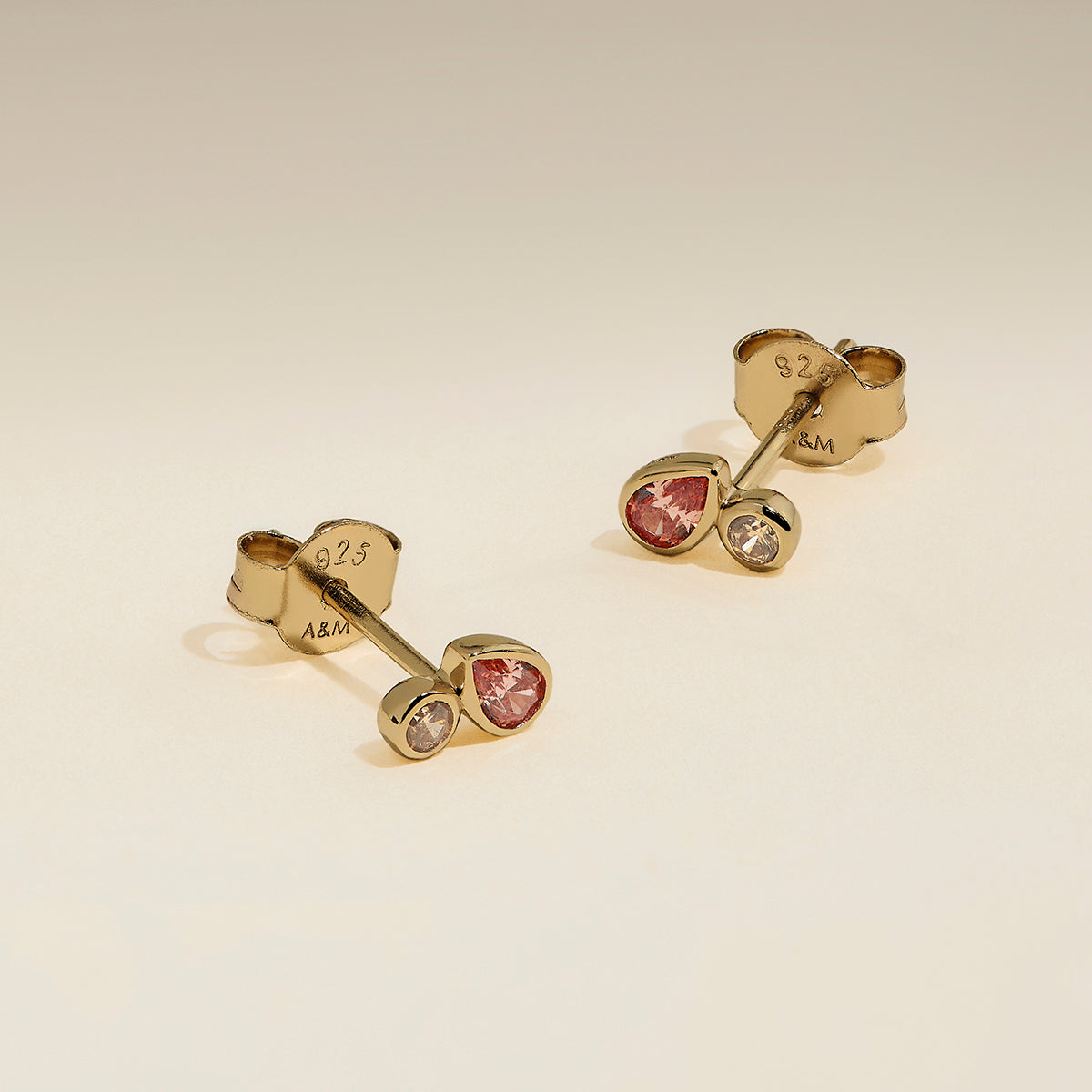 Sunset Duo Studs in Gold-Astrid & Miyu