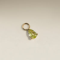 Olivine August Earring Charm in Solid Gold-Astrid & Miyu