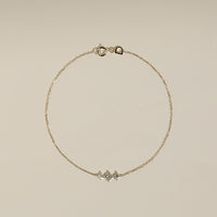 Cosmic Diamond Bracelet in Solid Gold-Astrid & Miyu