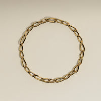 Infinite Slim Chain Bracelet in Gold-Astrid & Miyu