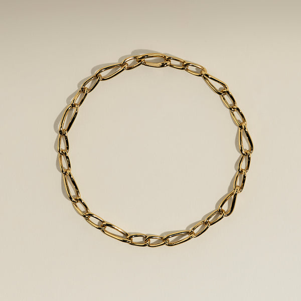 Infinite Slim Chain Bracelet in Gold