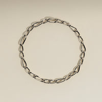 Infinite Slim Chain Bracelet in Silver-Astrid & Miyu