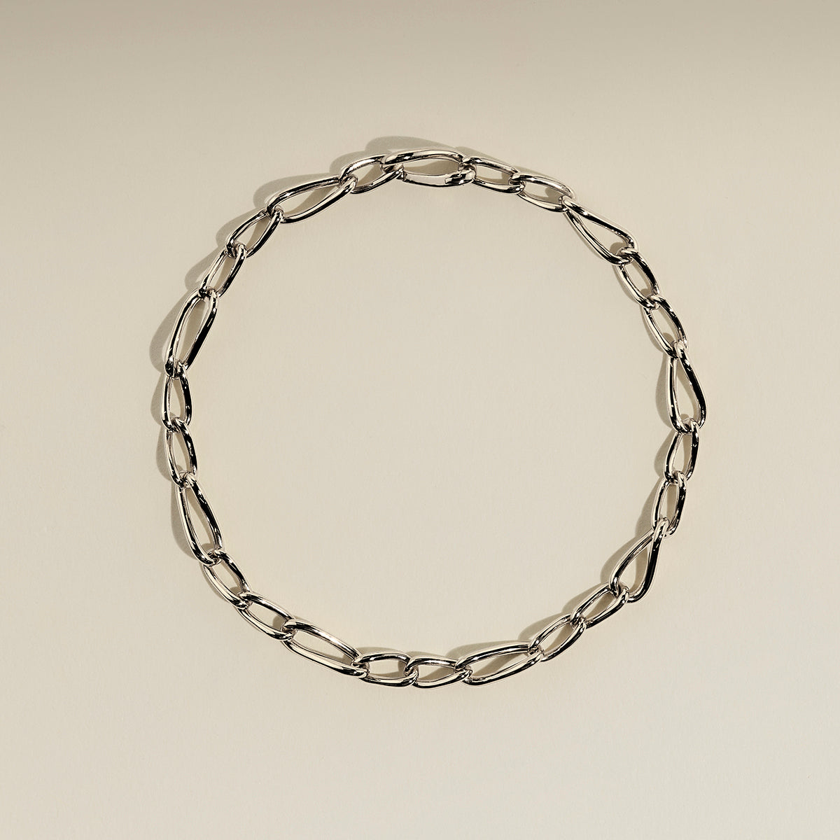 Infinite Slim Chain Bracelet in Silver-Astrid & Miyu