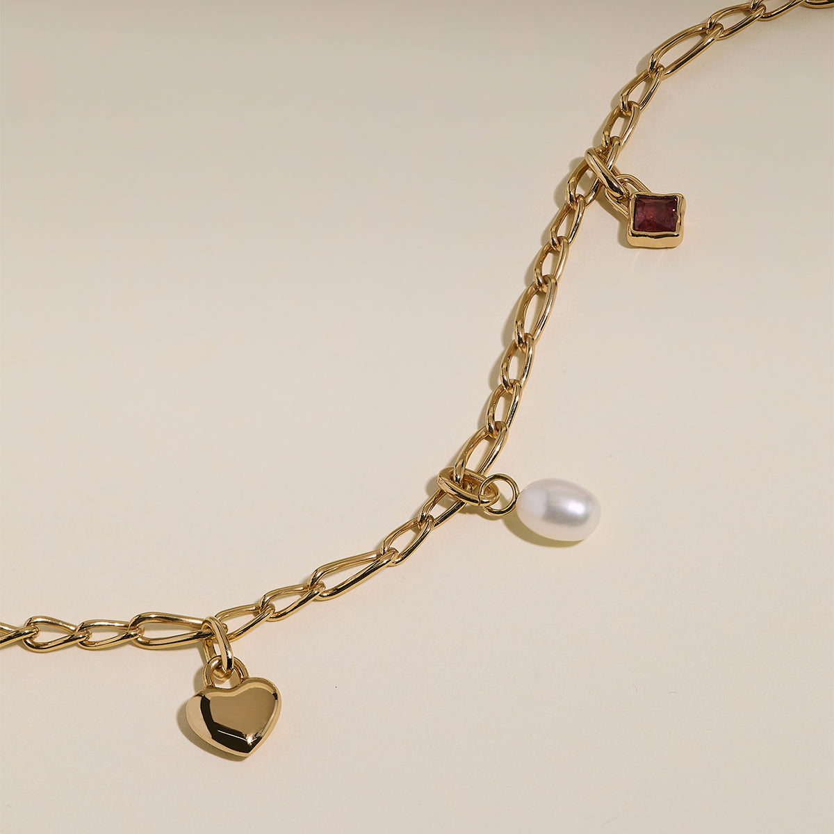 Infinite Slim Chain Necklace in Gold-Astrid & Miyu