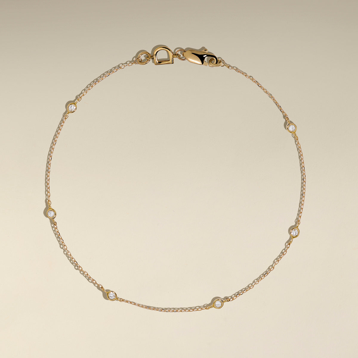 Mayfair Chain Bracelet in Solid Gold-Astrid & Miyu