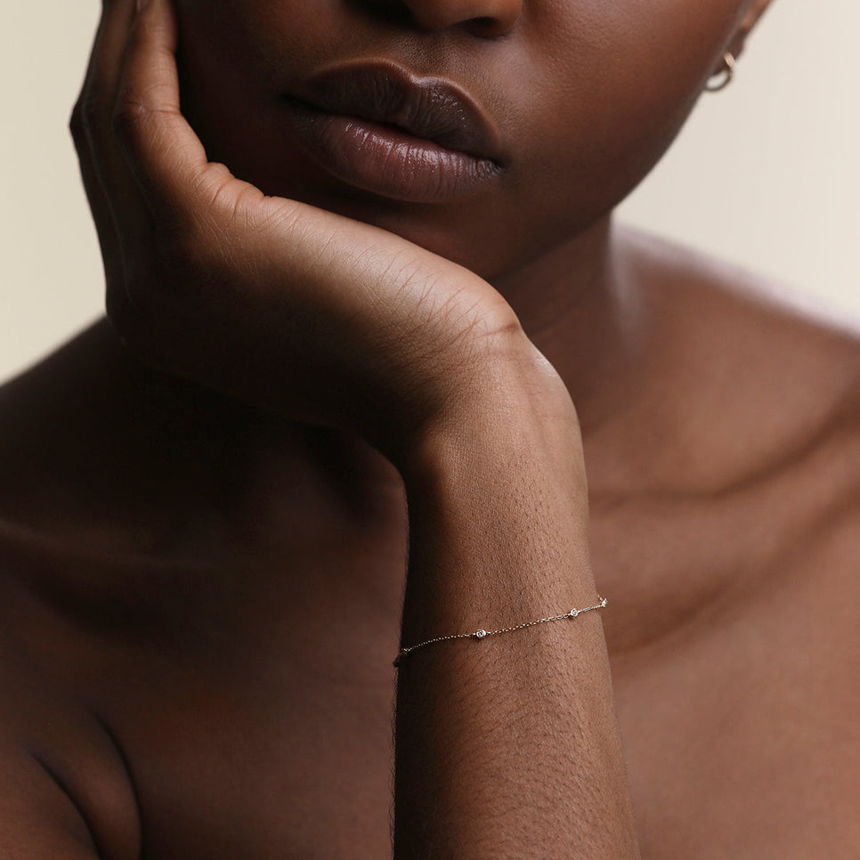 Mayfair Chain Bracelet in Solid Gold-Astrid & Miyu