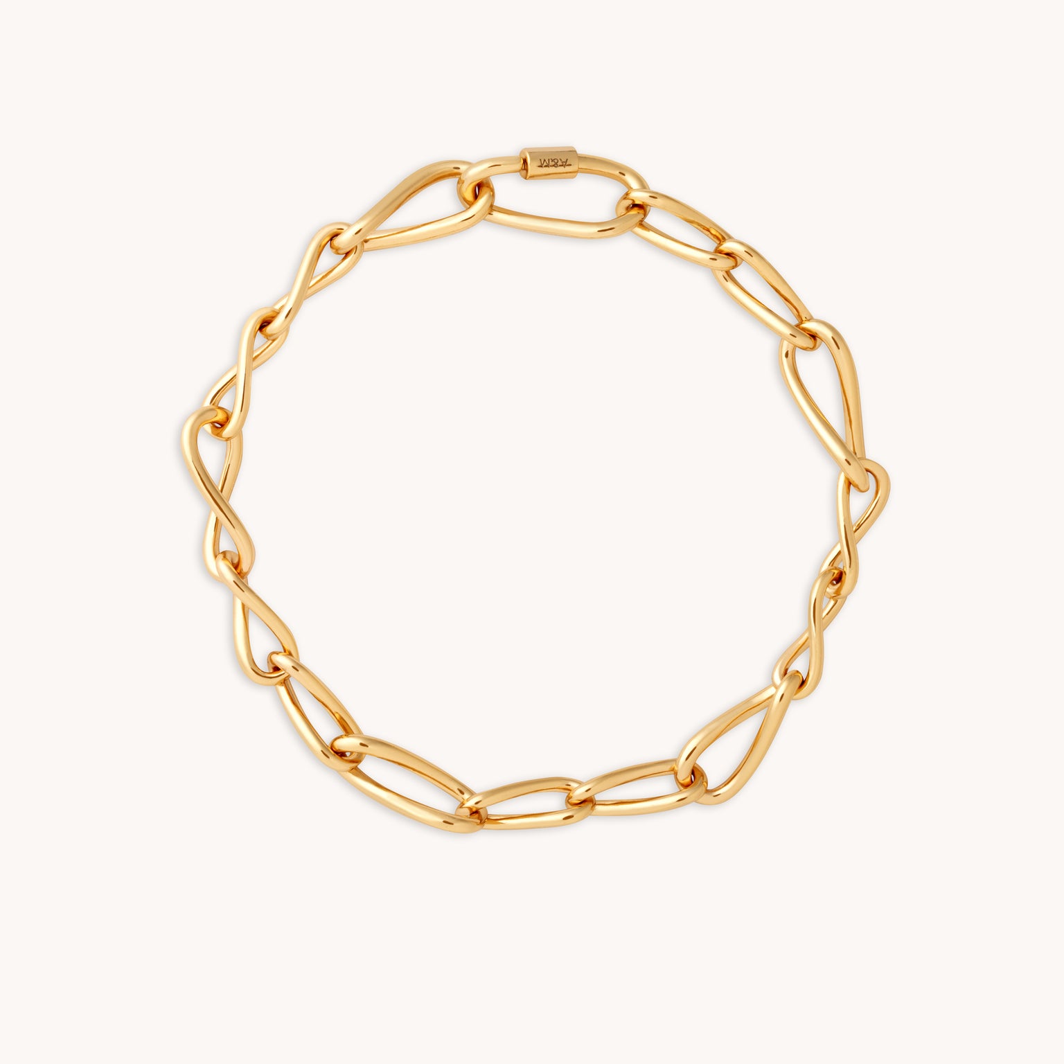 Infinite Chain Bracelet in Gold-Astrid & Miyu