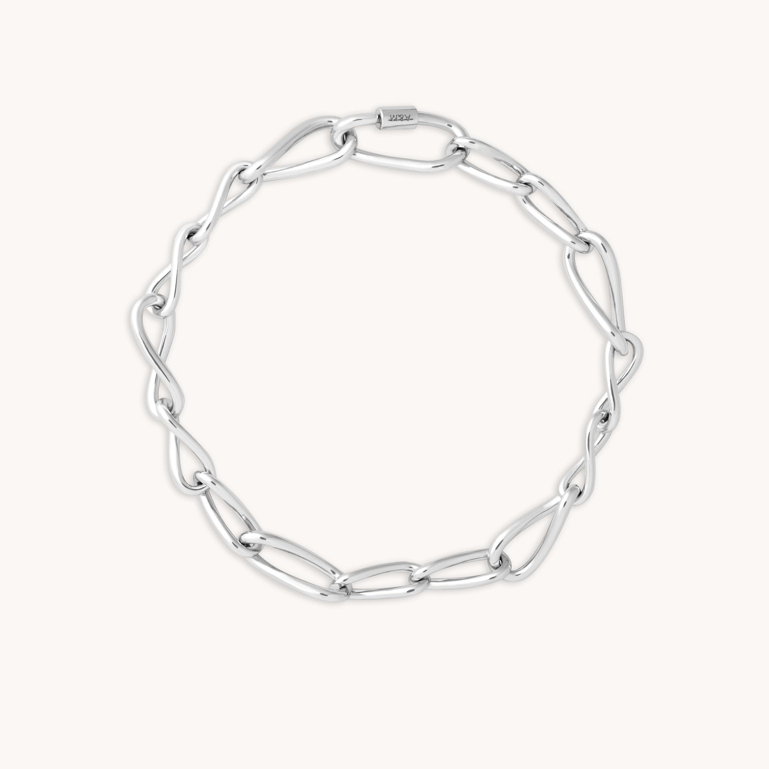 Infinite Chain Bracelet in Silver-Astrid & Miyu
