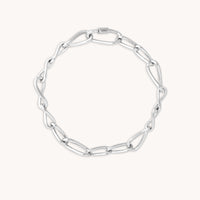 Infinite Chain Bracelet in Silver-Astrid & Miyu