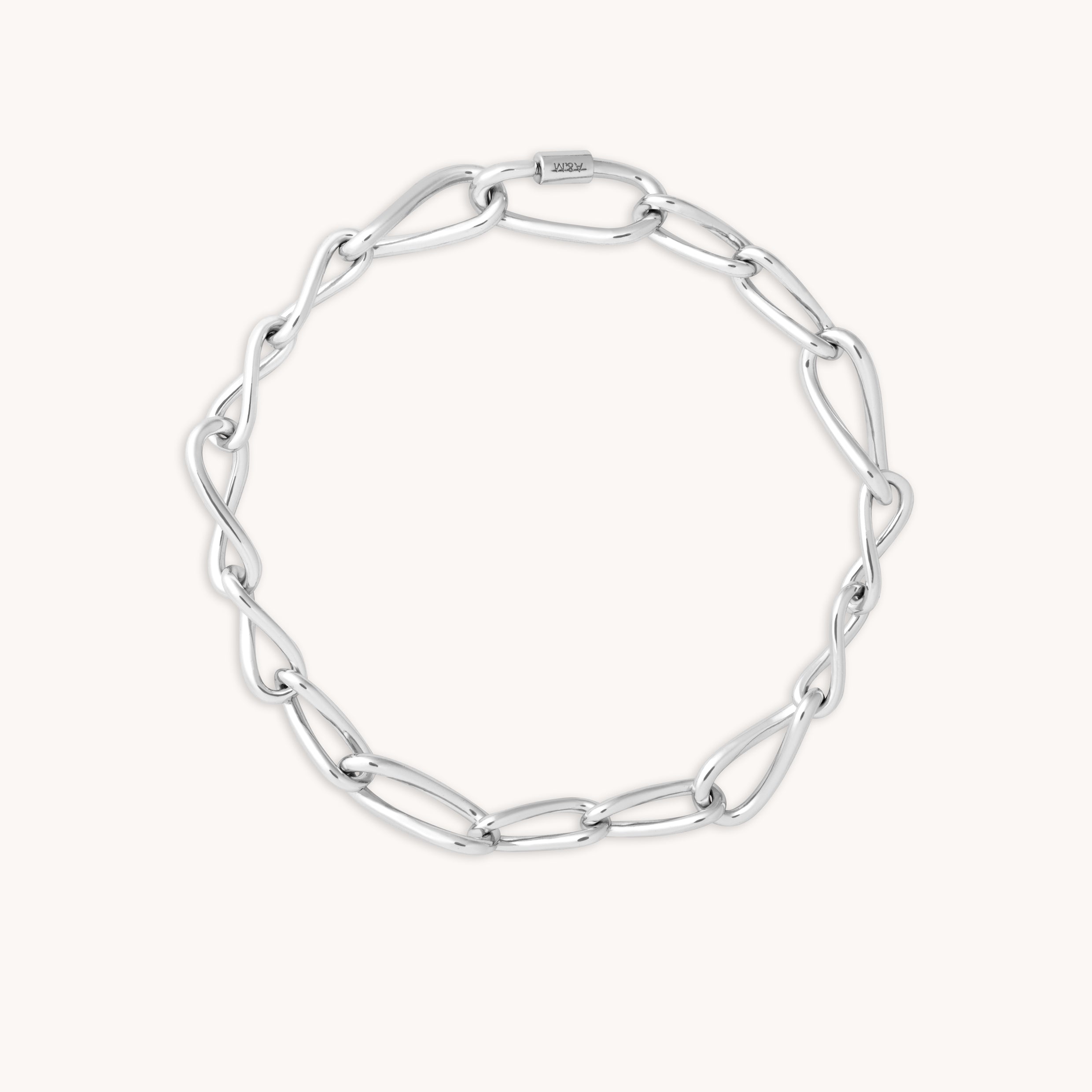 Infinite Chain Bracelet in Silver-Astrid & Miyu