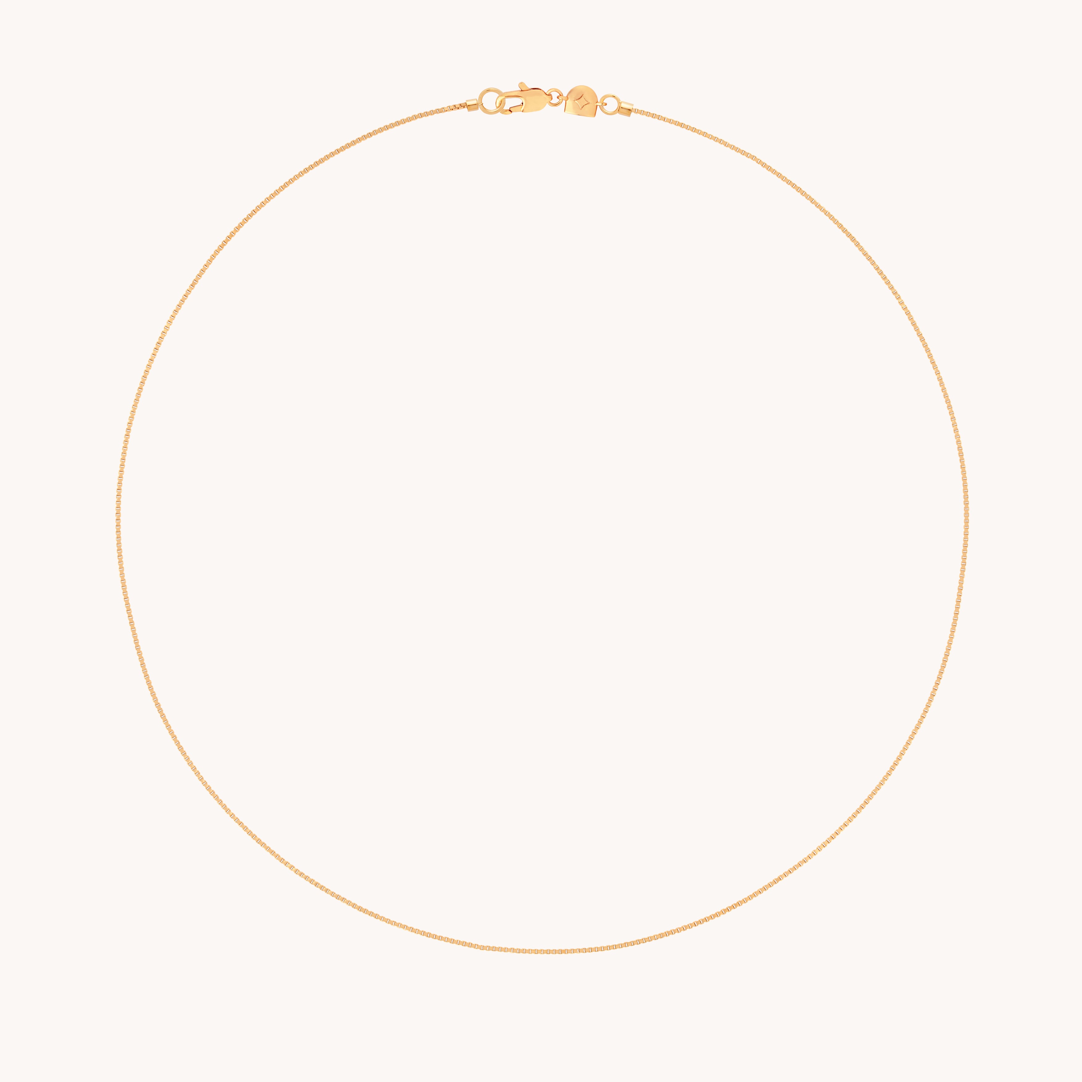 Essential Box Chain Necklace in Gold-Astrid & Miyu