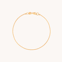 Essential Box Chain Bracelet in Gold-Astrid & Miyu