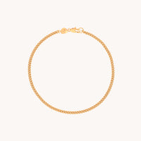 Essential Curb Chain Bracelet in Gold-Astrid & Miyu
