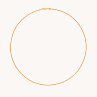 Essential Curb Chain Necklace in Gold-Astrid & Miyu