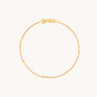 Essential Beaded Chain Bracelet in Gold-Astrid & Miyu