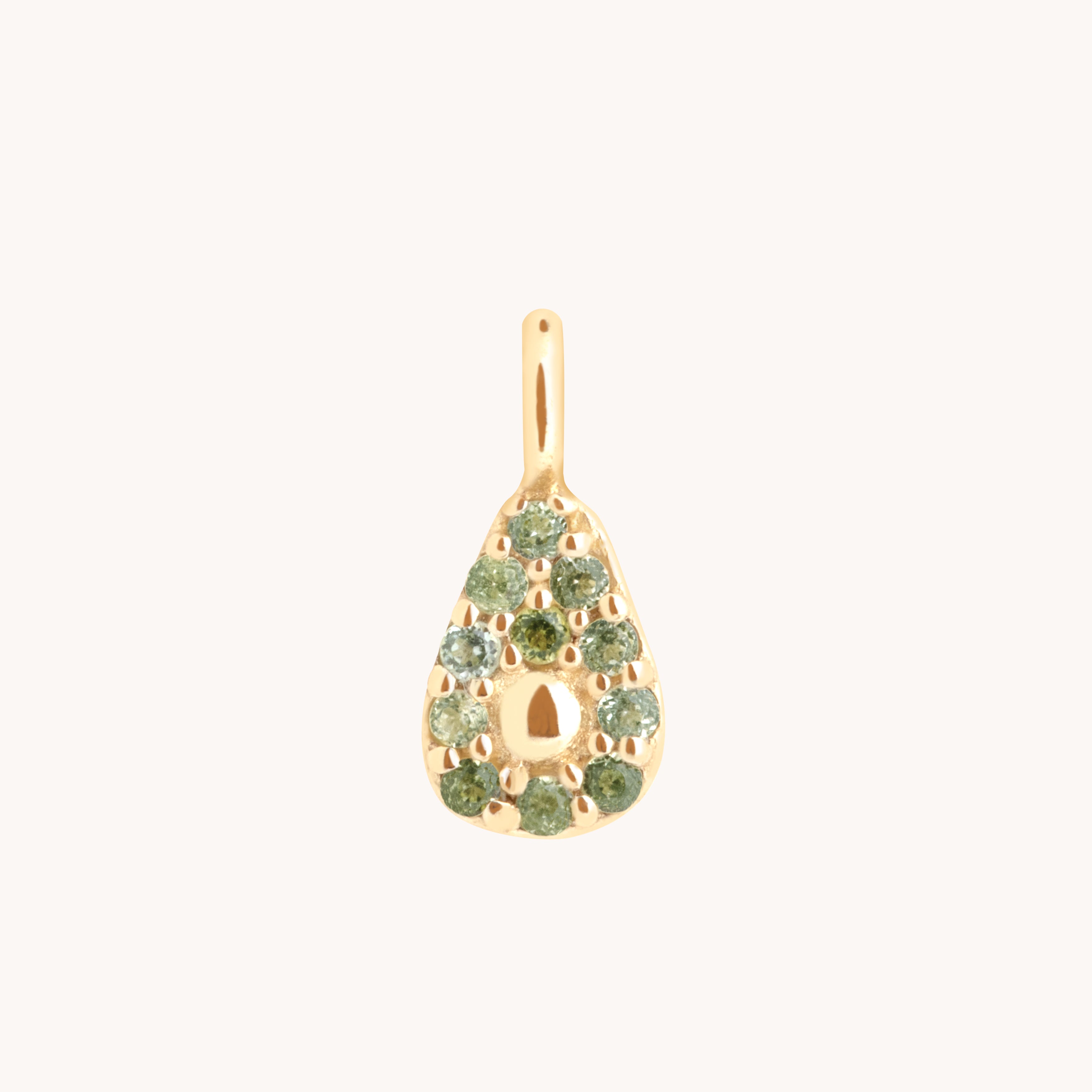 Avocado Charm 9k Gold-Astrid & Miyu