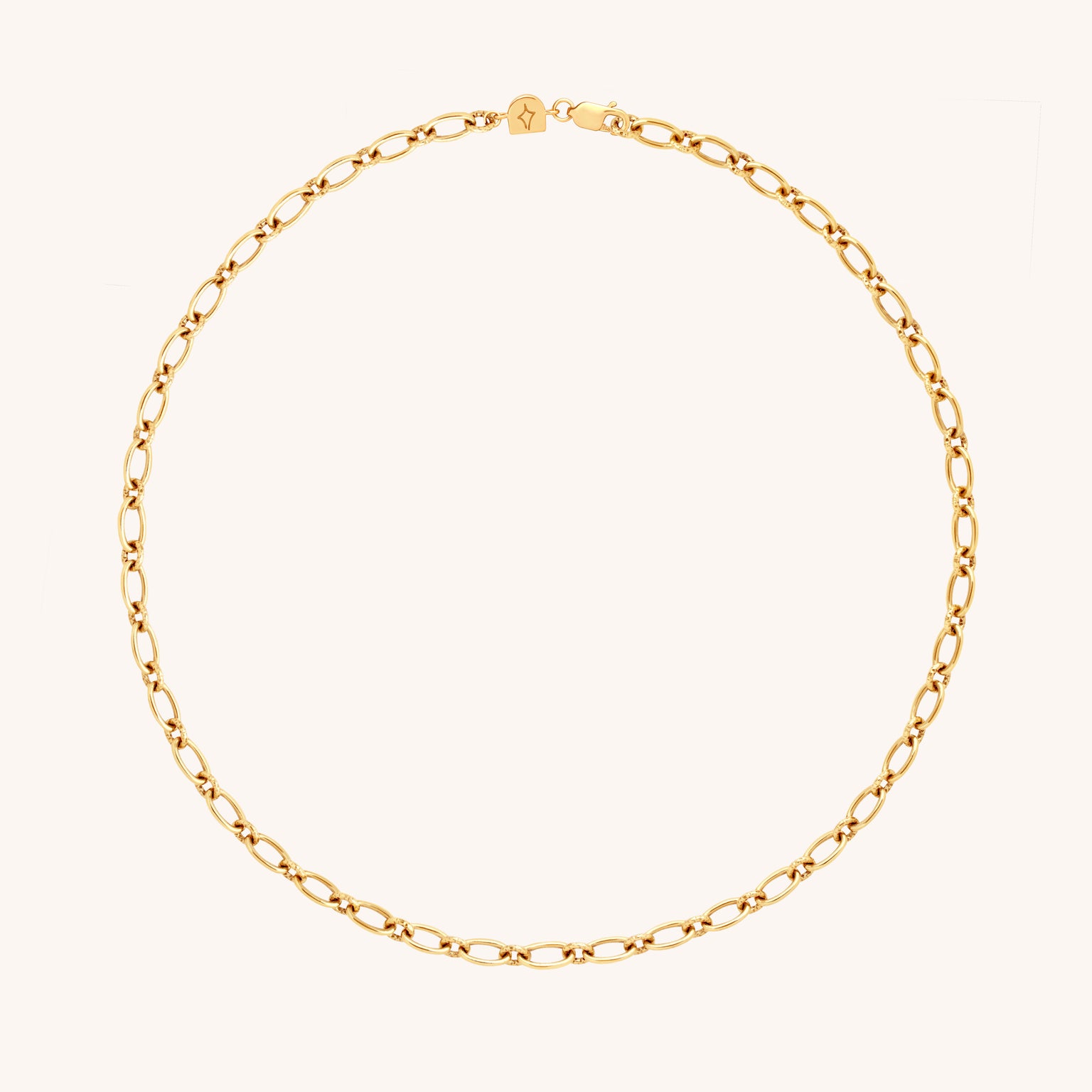 18k Gold Plated Jewellery - Bold Link Chain Necklace in Gold - Necklace - Astrid & Miyu