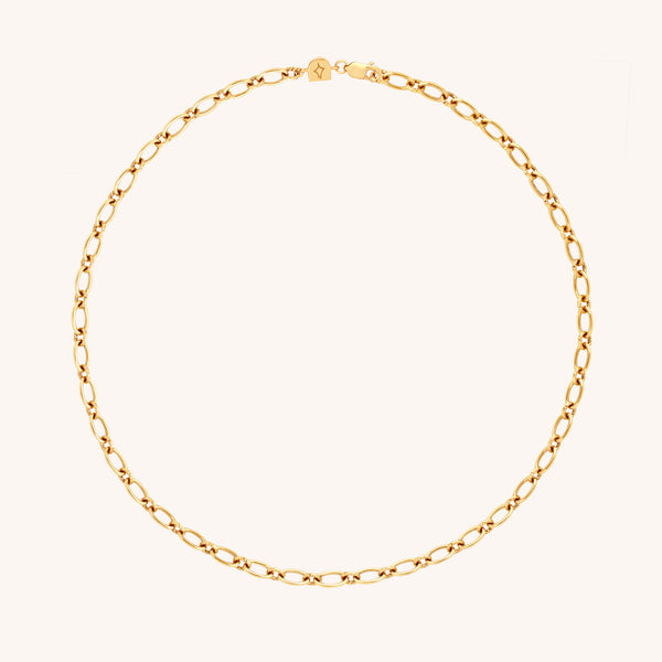 18k Gold Plated Jewellery - Bold Link Chain Necklace in Gold - Necklace - Astrid & Miyu