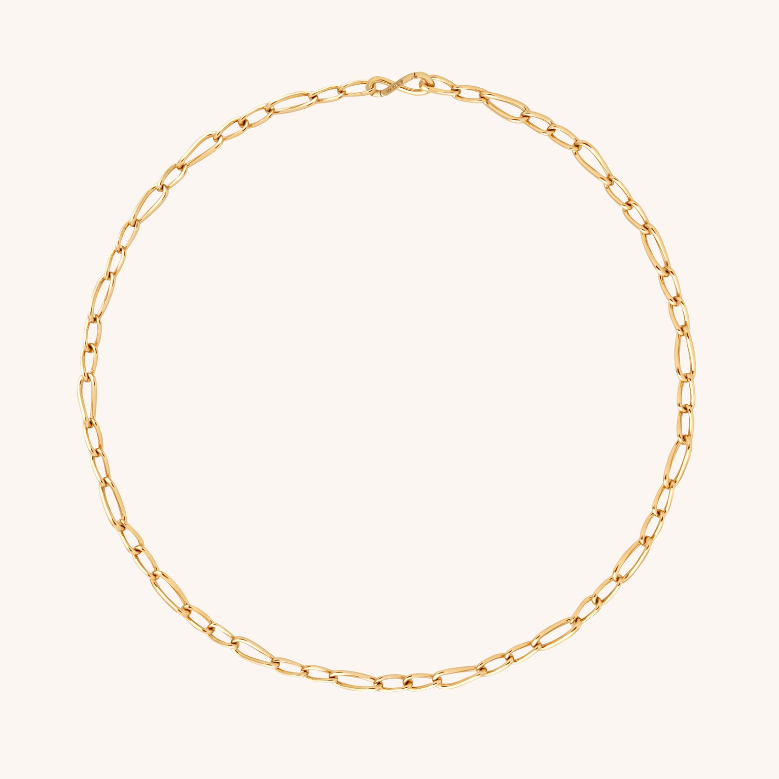 18k Gold Plated Jewellery - Infinite Slim Chain Necklace in Gold - Chain Necklace - Astrid & Miyu