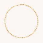 18k Gold Plated Jewellery - Infinite Slim Chain Necklace in Gold - Chain Necklace - Astrid & Miyu