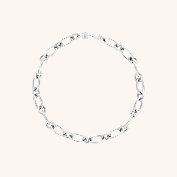 Bracelets - Bold Link Chain Bracelet in Silver - Bracelet - Astrid & Miyu