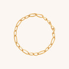 18k Gold Plated Jewellery - Infinite Slim Chain Bracelet in Gold - Chain Bracelet - Astrid & Miyu