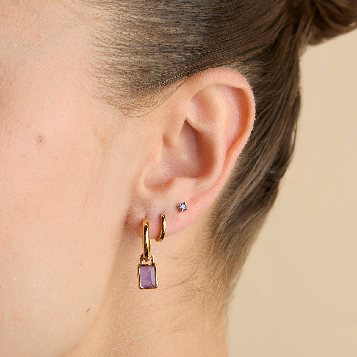 Kawa Stone December Clip Charm in Gold-Astrid & Miyu