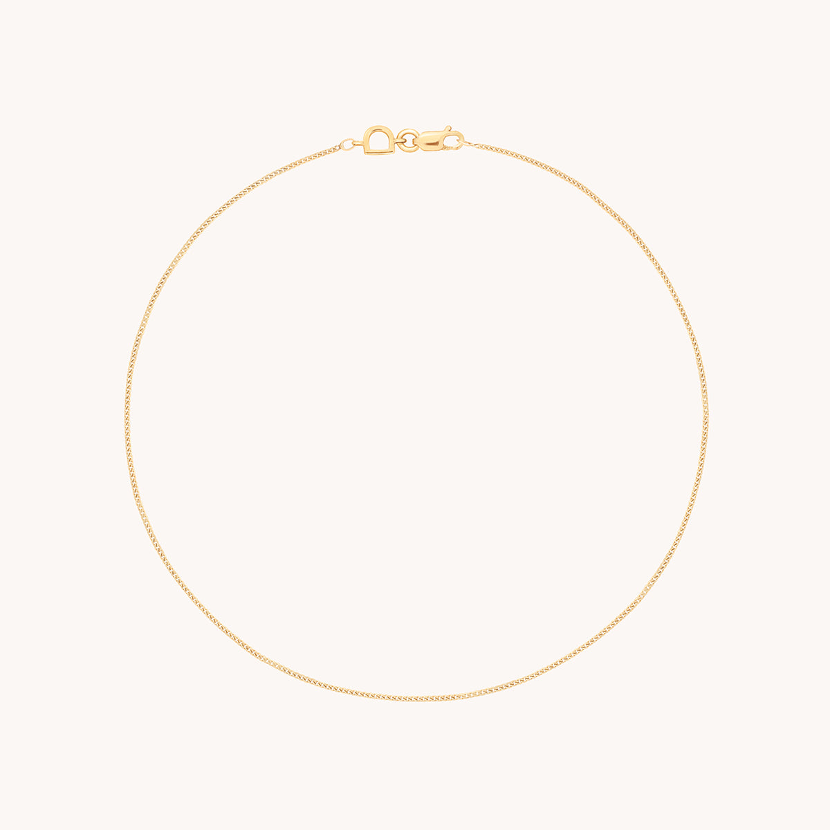 Bold Miyu Story Chain Anklet in Solid Gold-Astrid & Miyu