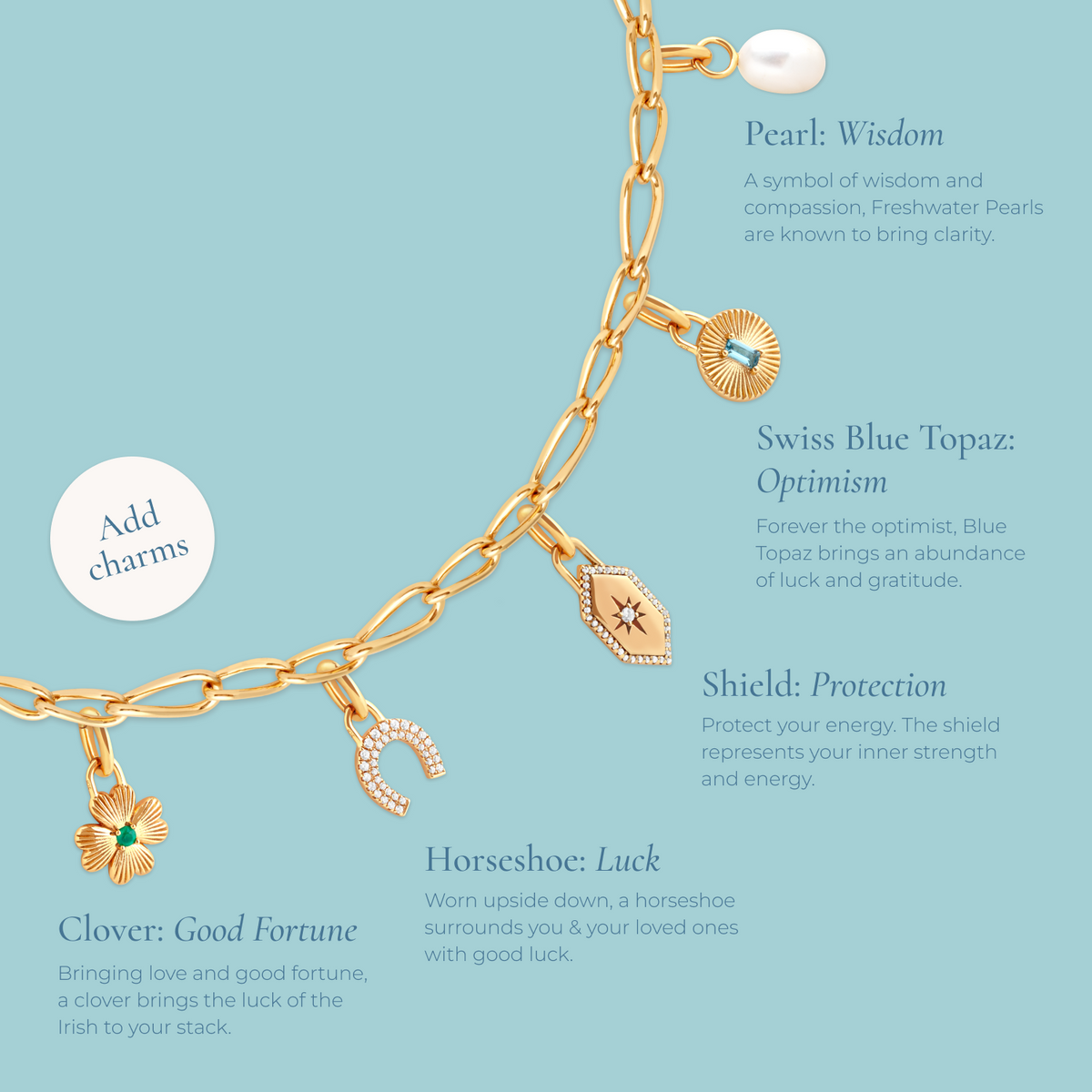 18k Gold Plated Jewellery - Infinite Chain Necklace in Gold - Chain Necklaces - Astrid & Miyu
