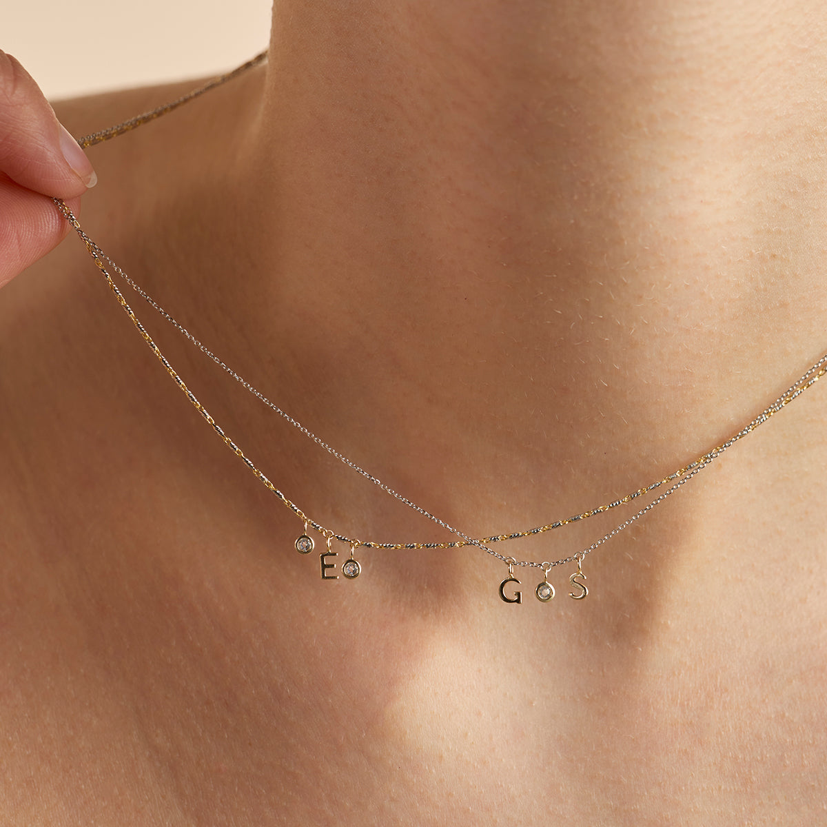 Carnaby Story Chain Necklace in Mixed Metal-Astrid & Miyu
