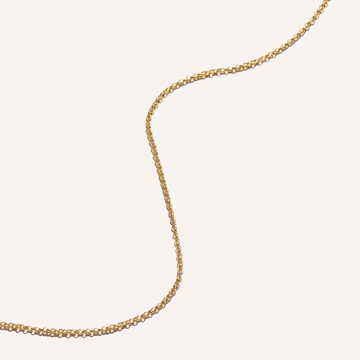 Gold Necklaces - Chelsea Story Chain Necklace in Solid Gold - Story Chain - Astrid & Miyu