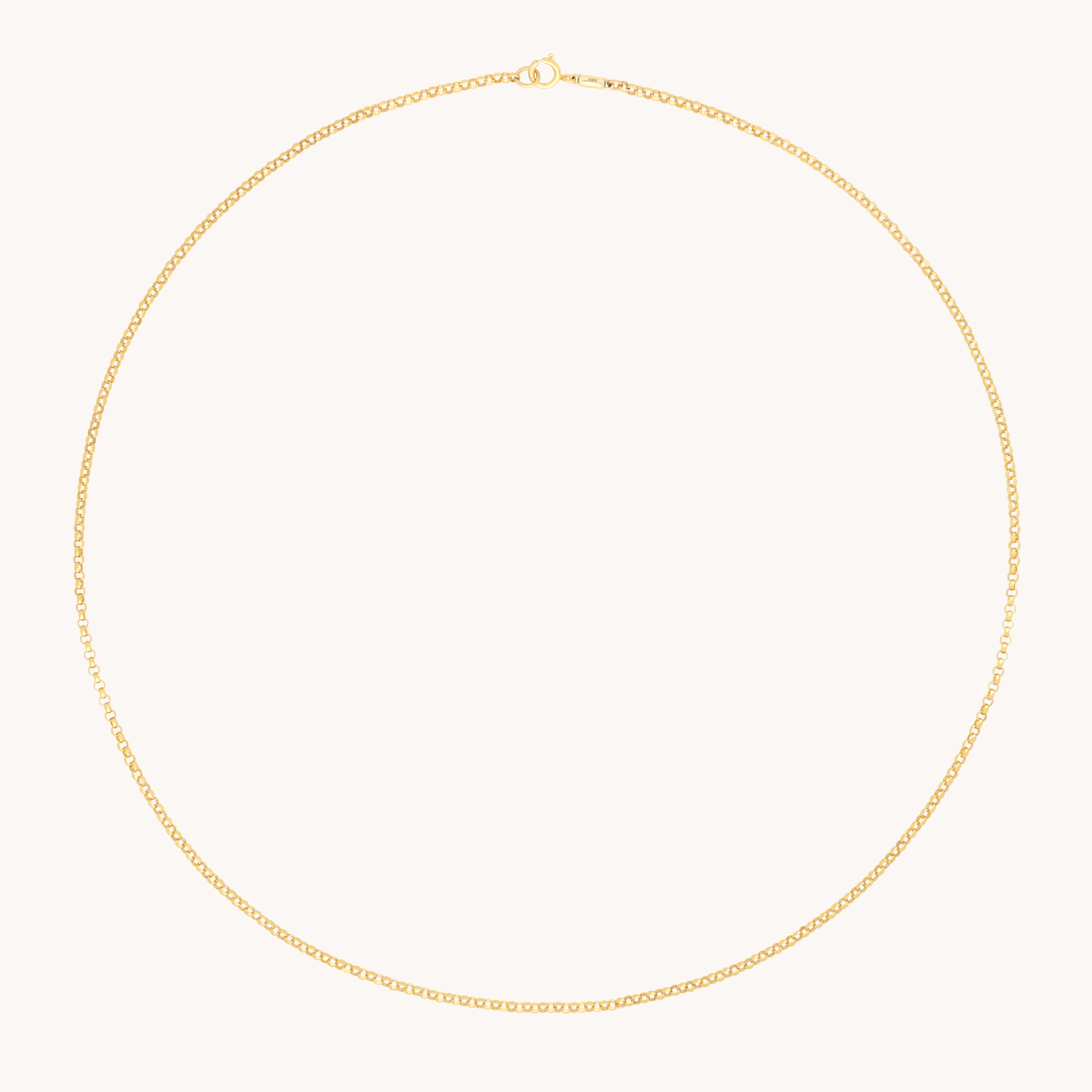 Chelsea 9k Gold Chain Necklace | Astrid & Miyu Necklaces