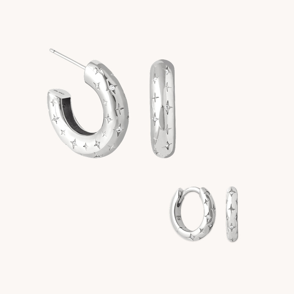 Cosmic Dome Gift Set in Silver-Astrid & Miyu