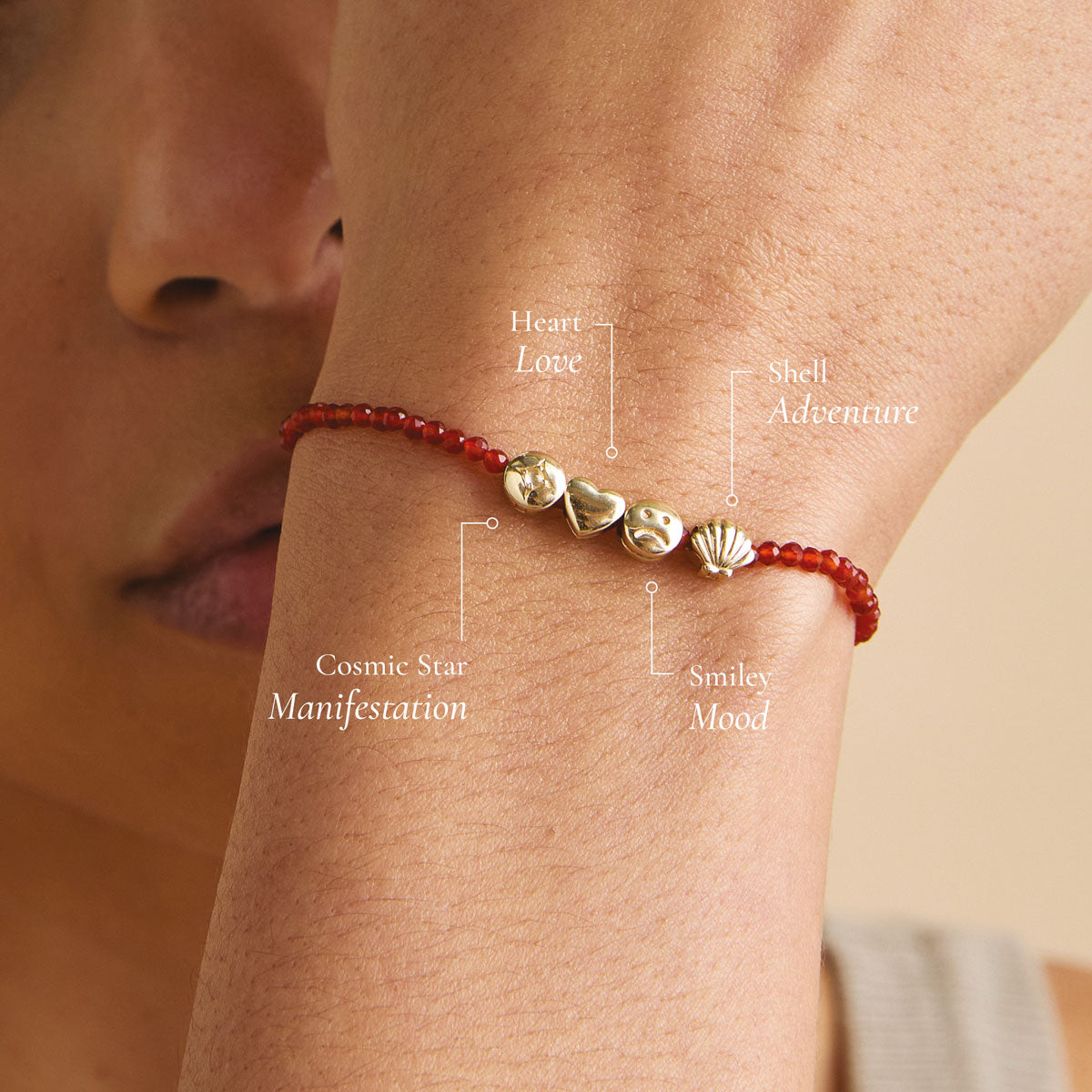 A&M Junior Collection - Heart Click Charm in 9k Gold - Click Charm - Astrid & Miyu